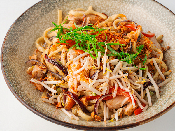 Удон с бужениной